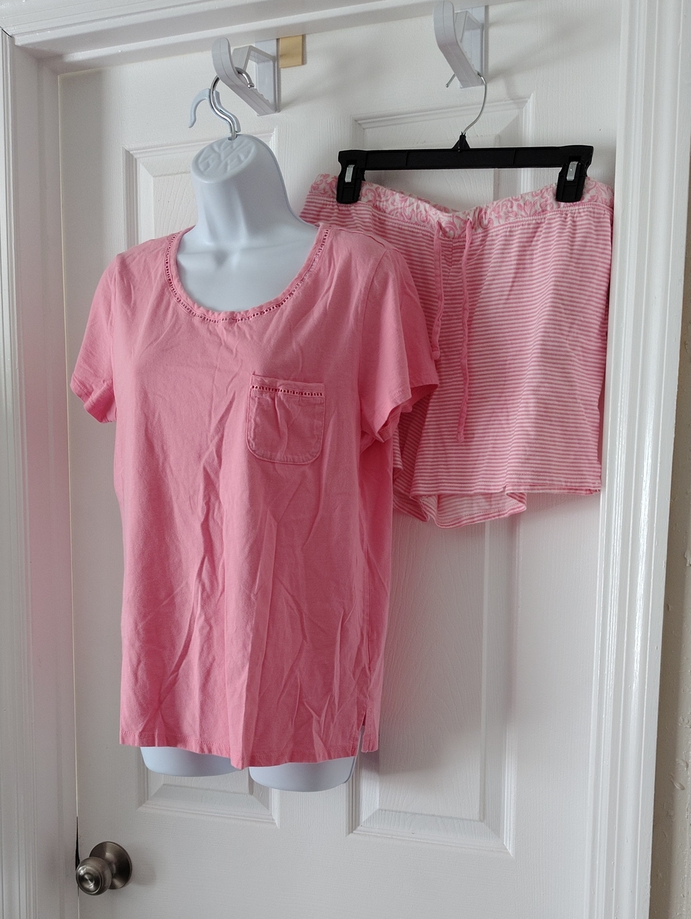 Carole Hochman Cotton PJ Shorts Set Medium